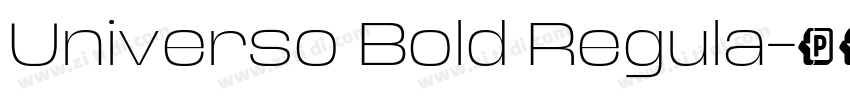 Universo Bold Regula字体转换